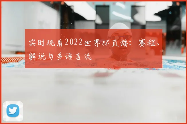 实时观看2022世界杯直播:赛程、解说与多语言流